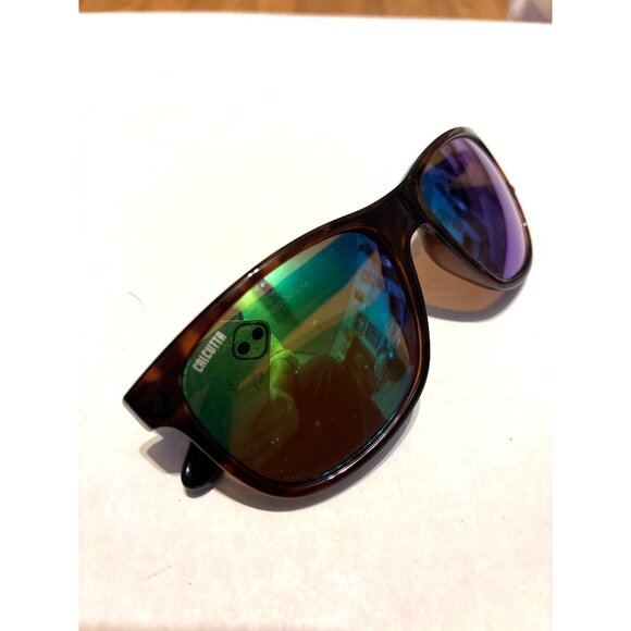 Calcutta Polarized Catalina Sunglasses With Tortoise Frame Mirrored Lenses READ! - Picture 5 of 7